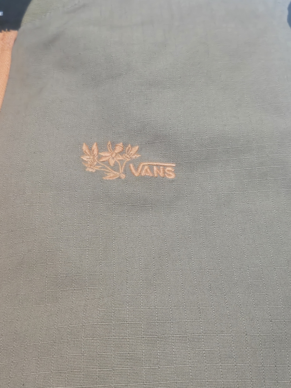 Vans Lizzie Armanto Womens Brown Vest with Orange Zip Trim - Picture 4 of 15